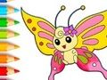 Gioco Libro da colorare: Farfalla  in linea