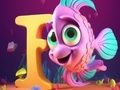 Gioco Libro da colorare: lettera F  in linea