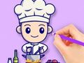 Gioco Libro da colorare: Chef  in linea