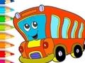 Gioco Libro da colorare: Autobus  in linea
