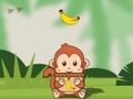 Gioco Scimmia e frutta  in linea
