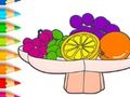 Gioco Libro da colorare: frutta  in linea