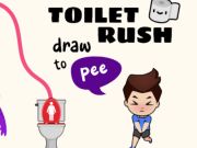 Gioco Toilet Rush: Disegna per fare pipì  in linea