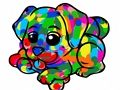 Gioco Libro da colorare di cuccioli per bambini  in linea