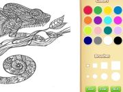 Gioco Libro da colorare di animali per adulti per bambini in linea