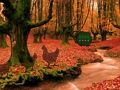 Gioco Fuga autunnale nel cortile  in linea