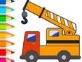 Gioco Libro da colorare: Gru  in linea