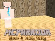 Gioco MC Parkour Noob e Noob baby in linea
