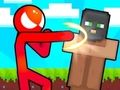Gioco Stickman vs Villager: salva la ragazza  in linea