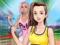 Gioco Le ragazze di forma fisica si vestono  in linea