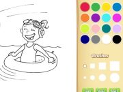 Gioco Libro da colorare estivo per bambini in linea