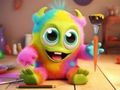 Gioco Libro da colorare: Mostro  in linea