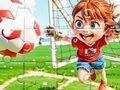 Gioco Puzzle: portiere di calcio  in linea