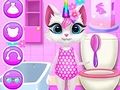 Gioco Cura quotidiana dell'unicorno di Kitty  in linea
