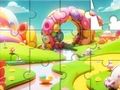 Gioco Puzzle: il mondo delle caramelle  in linea