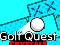 Gioco Ricerca del golf: cristalli  in linea