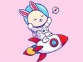 Gioco Libro da colorare: Astronauta Coniglio  in linea