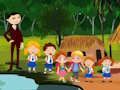 Gioco Fuga per il tour dei bambini della scuola  in linea