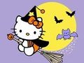 Gioco Libro da colorare: Gattino Halloween  in linea
