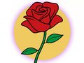 Gioco Libro da colorare: Rosa  in linea