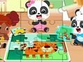 Gioco Puzzle: Baby Panda gioca a puzzle  in linea