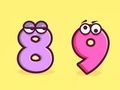 Gioco Libro da colorare: Numero 8-9  in linea