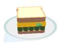 Gioco Puzzle di piega dell'hamburger  in linea
