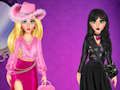 Gioco Battaglia di moda rosa contro nero  in linea