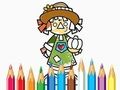 Gioco Libro da colorare: Spaventapasseri  in linea