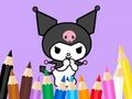 Gioco Libro da colorare: Kuromi trasporta la borsa  in linea