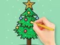 Gioco Libro da colorare: albero di Natale  in linea