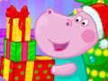 Gioco Calendario natalizio di ippopotamo  in linea