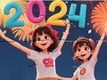 Gioco Puzzle: felice anno nuovo  in linea