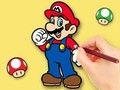 Gioco Libro da colorare: Il nano tiene il fiore  in linea