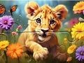 Gioco Puzzle: Leone soleggiato  in linea
