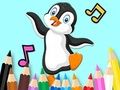 Gioco Libro da colorare: Pinguino Danzante  in linea