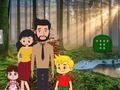 Gioco Fuga della famiglia dalla foresta  in linea