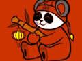 Gioco Panda carino da colorare  in linea