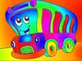 Gioco Libro da colorare di veicoli per bambini  in linea