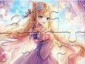 Gioco Puzzle: Ragazza-gatto  in linea