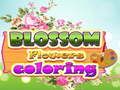 Gioco Colorazione dei fiori in fiore  in linea