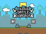 Gioco Gli amici combattono i diamanti  in linea
