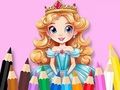 Gioco Libro da colorare: Principessa dei fiori  in linea