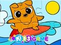 Gioco Puzzle: surf nel mare  in linea