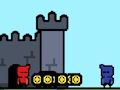 Gioco Castlewars rosso e blu  in linea