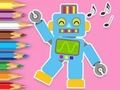 Gioco Libro da colorare: Robot Danzante  in linea