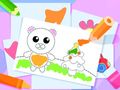 Gioco Disegno del bambino: maiale carino  in linea