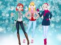 Gioco La frenesia invernale delle principesse  in linea