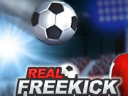 Gioco Vero calcio di punizione  in linea