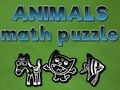 Gioco Puzzle matematici sugli animali  in linea
